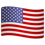 American Flag Image, Left Side